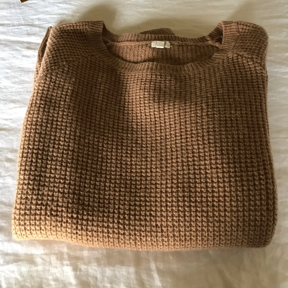 JCrew Waffle Knit Sweater